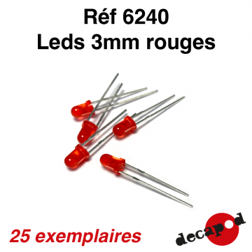 Leds 3mm rouges