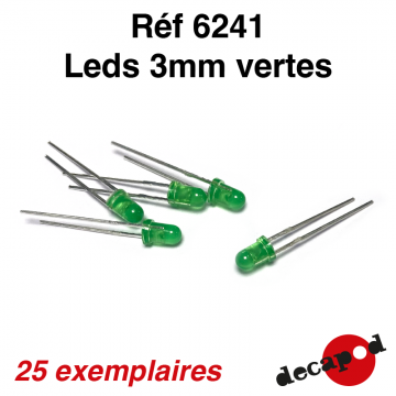 Leds 3mm vertes