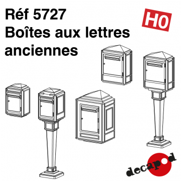 Boîtes aux lettres anciennes [HO]