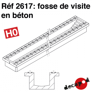 Fosse de visite en béton [HO]