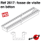 Fosse de visite en béton [HO]