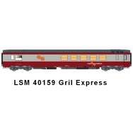 Gril Express livrée rouge/gris béton logo GE orange LSM