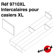 Intercalaires pour casiers standards XL