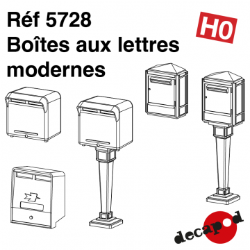 Boîtes aux lettres modernes [HO]