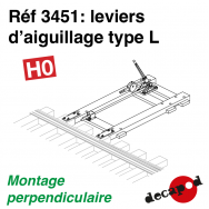 Leviers d'aiguillage type L [HO]