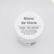 Terre à décor blanc de titane