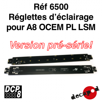 Réglette d'éclairage pour A8 OCEM PL LSM [HO]