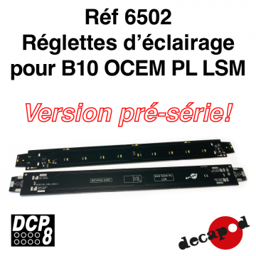 Réglette d'éclairage pour B10 OCEM PL LSM [HO]