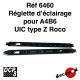 Réglette d'éclairage pour A4B6 UIC type Z Roco [HO]