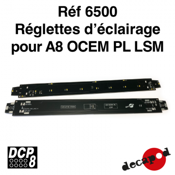 Réglette d'éclairage pour A8 OCEM PL LSM [HO]