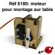 Moteur pour montage sur table