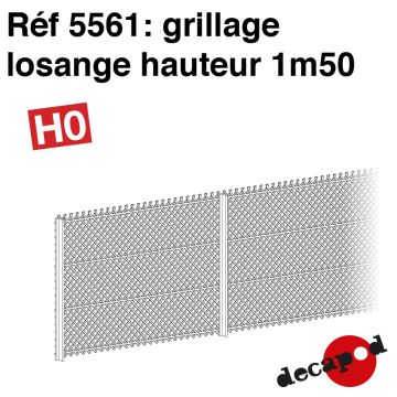 Grillage losange hauteur 1m50 [HO] - Decapod