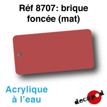 Brique foncée (mat) [acrylique à l'eau]