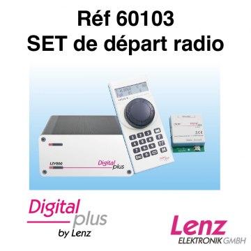 Set de départ radio (centrale + régulateur)